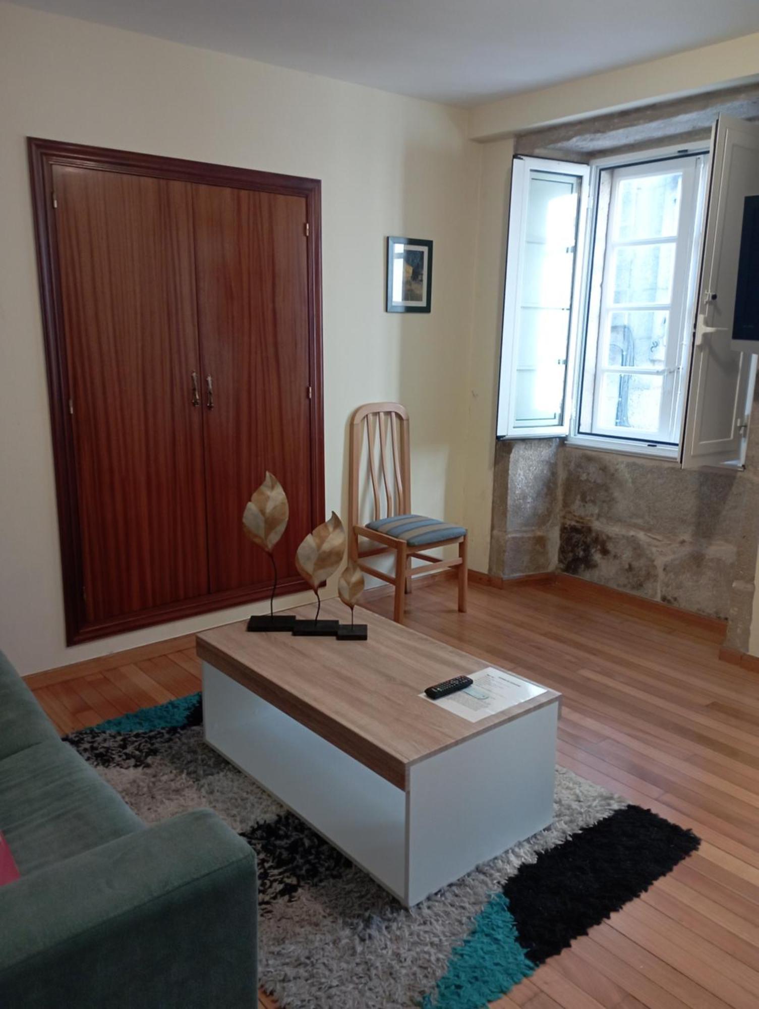 Apartamento En El Casco Historico 圣地亚哥－德孔波斯特拉 外观 照片